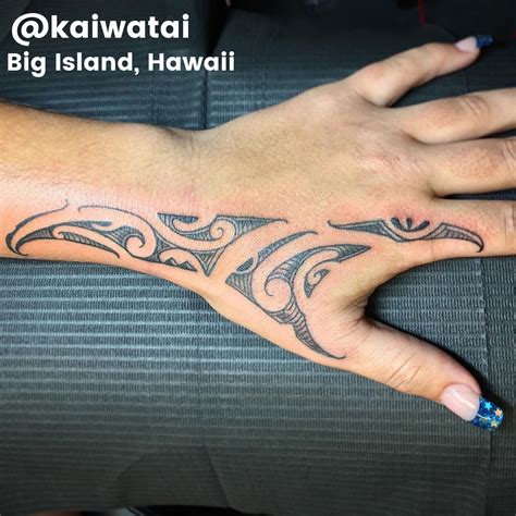 Polynesian Hand Tattoo Designs