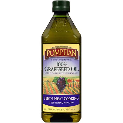 Pompeian 100% Grapeseed Oil (Pack Of 6 - 24 Fl. Oz.) — Specialty Food Source Pompeian 100% Grapeseed Oil (Pack Of 6 - 24 Fl. Oz.) — Specialty Food Source