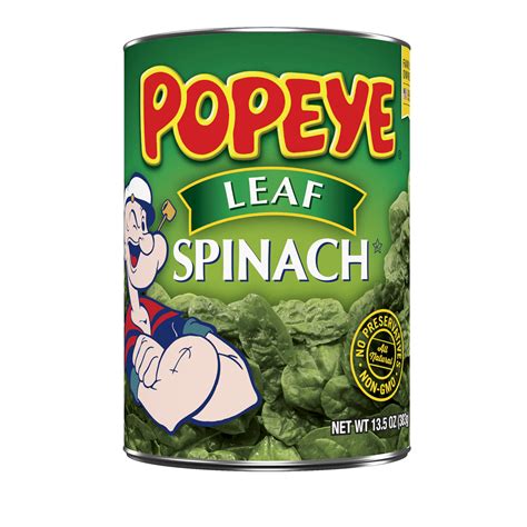 Popeye Spinach Can
