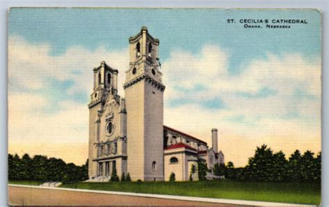 Postcard St Cecilia Cathedral Omaha Nebraska Ebay Postcard St Cecilia Cathedral Omaha Nebraska Ebay