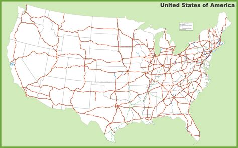 Printable Map Of The United States With Interstates Printable Us Maps Printable Map Of The United States With Interstates Printable Us Maps