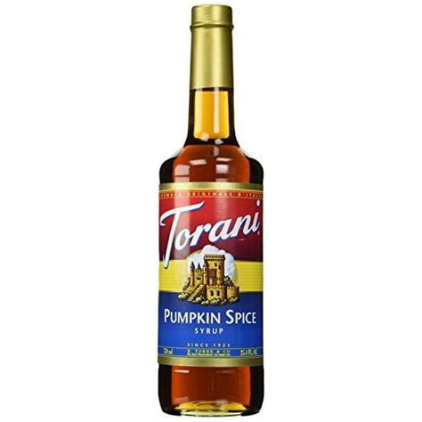 Pumpkin Spice 750 Ml Syrup Torani
