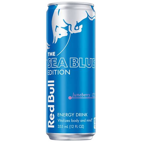 Red Bull Energy Drink Sea Blue Edition Juneberry