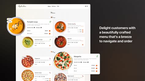 Restaurant Menu Serveup Sell Food And Drinks Via An Elegant Restaurant Menu Page Shopify App Store