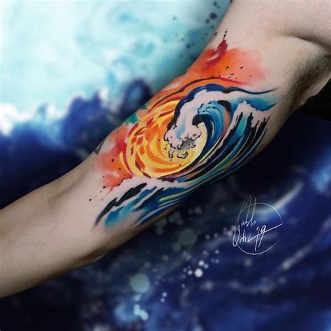 Riding The Waves Exploring The Beauty Of Wave Tattoos Art And Design Riding The Waves Exploring The Beauty Of Wave Tattoos Art And Design