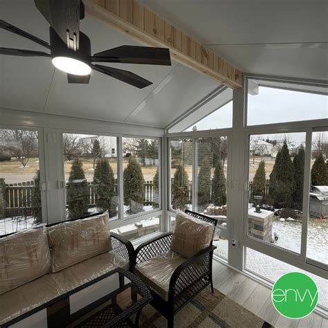 Round Lake Il Three Season Sunroom 2022 Veteran Owned Local Contractor
