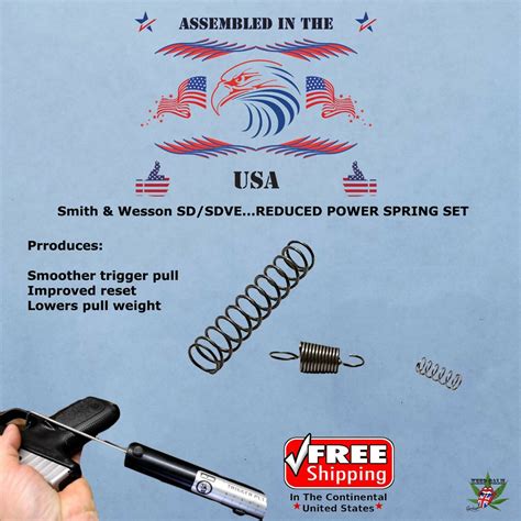 S Amp W Sd Ve Trigger Spring Upgrade Kit For Smith Amp Wesson Sd9 Sd40 Sd9ve S Amp W Sd Ve Trigger Spring Upgrade Kit For Smith Amp Wesson Sd9 Sd40 Sd9ve