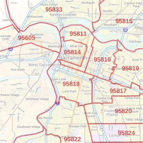 Sacramento City Zip Code