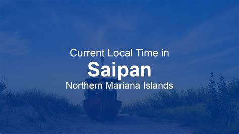 Saipan Time Now