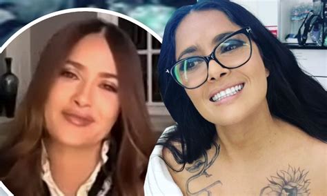 Salma Hayek Shares Her Chest Tattoos Salma Hayek Shares Her Chest Tattoos
