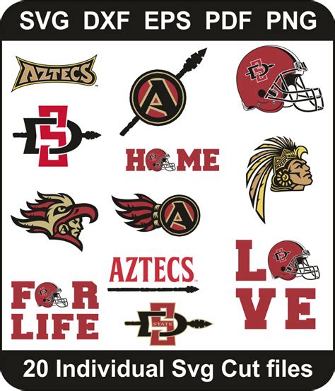 San Diego State Aztec Svg Bundle San Diego State Aztec Svg Bundle