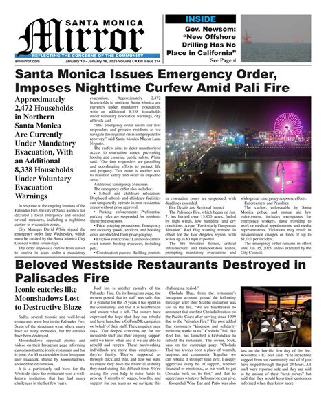 Santa Monica Mirror May 16 May 22 2025 By Mirror Media Group Modoc Media Englewood Review Issuu