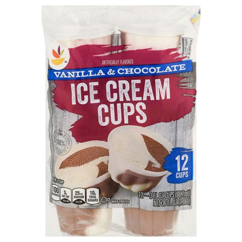 Save On Giant Vanilla Chocolate Ice Cream Cups 12 Ct Order Online Delivery Giant