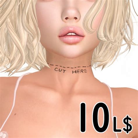 Second Life Marketplace Cut Here Tattoo Second Life Marketplace Cut Here Tattoo