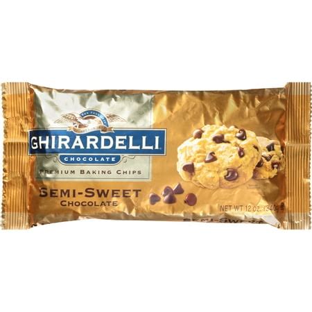 Semi Sweet Chocolate Chips Case Of 12 Bags Ghirardelli
