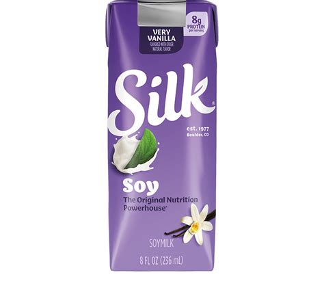 Shelf Stable Very Vanilla Soymilk Silk