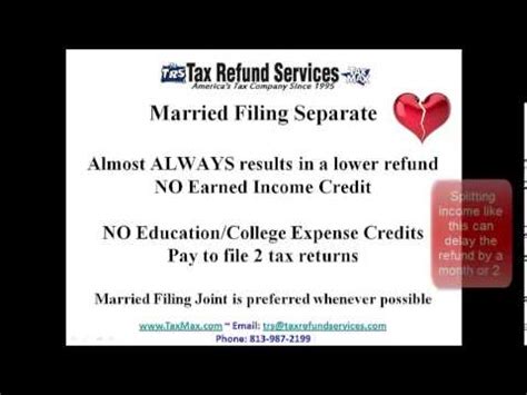 Should I File As Married Filing Separate Or Head Of Household Youtube Should I File As Married Filing Separate Or Head Of Household Youtube