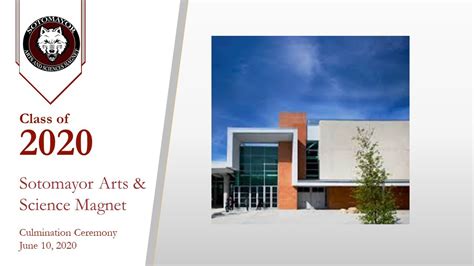 Sotomayor Arts And Sciences Magnet Class Of 2024 8Th Grade