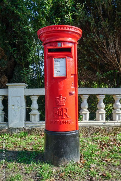 Southampton England 2 March 2023 A Red Royal Mail Post Box In The Uk Southampton England 2 March 2023 A Red Royal Mail Post Box In The Uk