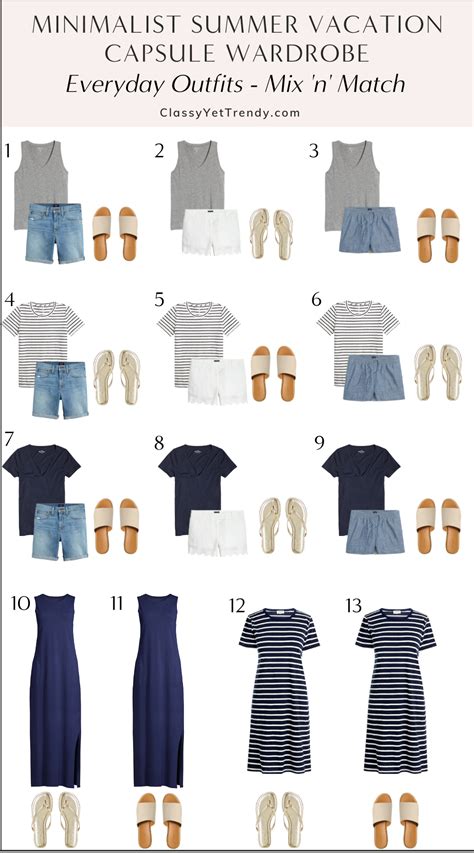 Summer Vacation Capsule Wardrobe 2025 Summer Vacation Capsule Wardrobe 2025