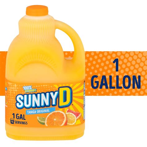 Sunny D Tangy Original Orange Juice Drink 1 Gallon Water Butlers Sunny D Tangy Original Orange Juice Drink 1 Gallon Water Butlers