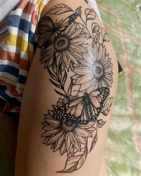 Tattoo Inspo Floral Thigh Tattoos Stomach Tattoos Women Sunflower Tattoo Inspo Floral Thigh Tattoos Stomach Tattoos Women Sunflower