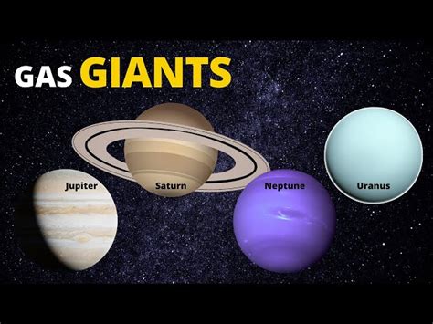 The Gas Giants Our Solar System