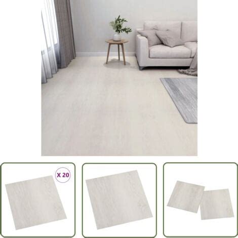 The Living Store Dalles De Plancher Autoadh Sives 20 Pcs Pvc 1 86 M The Living Store Dalles De Plancher Autoadh Sives 20 Pcs Pvc 1 86 M