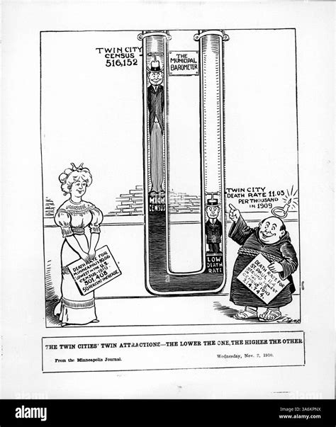 This Image Depicts Figures Representing St Paul And Minneapolis Next This Image Depicts Figures Representing St Paul And Minneapolis Next