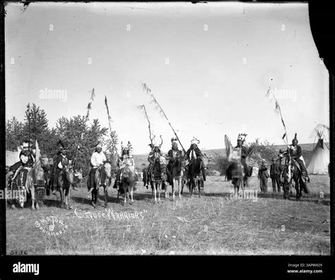 This Photograph By Lee Moorhouse Shows Cayuse Indians Dressed In Amp 39 War