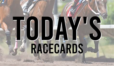 Today Racing Cards
