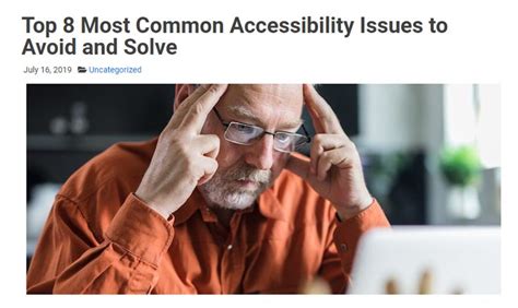 Top 8 Most Common Accessibility Issues To Avoid And Solve Accessible Metrics Top 8 Most Common Accessibility Issues To Avoid And Solve Accessible Metrics