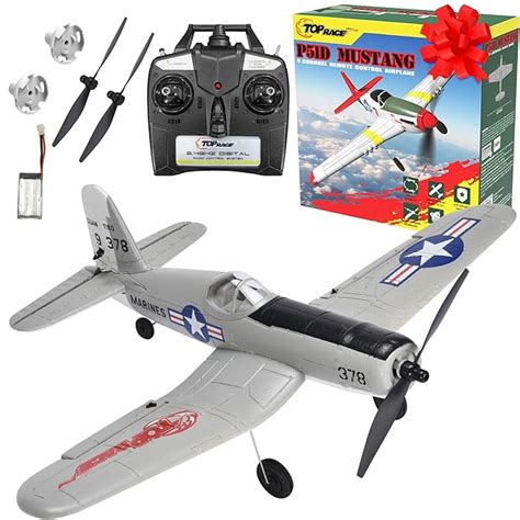 Top Race Rc Plane 4 Channel Remote Control Airplane Ready To Fly Rc Top Race Rc Plane 4 Channel Remote Control Airplane Ready To Fly Rc