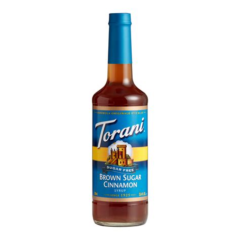 Torani 750Ml Sugar Free Brown Sugar Cinnamon