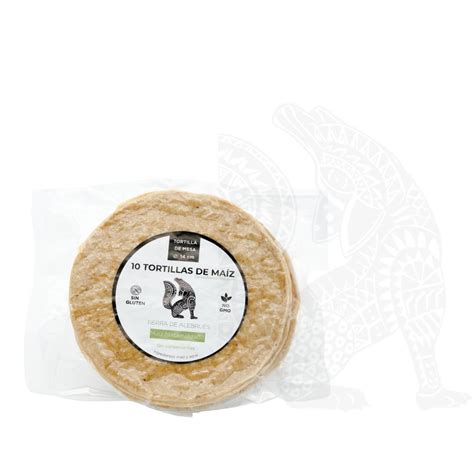 Tortillas De Ma Z Nixtamalizado 14 Cm 10 Unidades Sin Gluten Y Sin