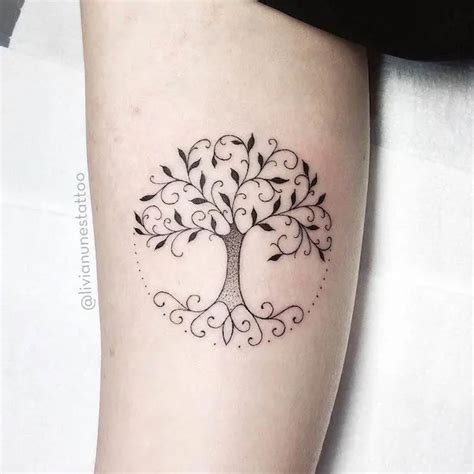 Tree Of Life Design Tattoo