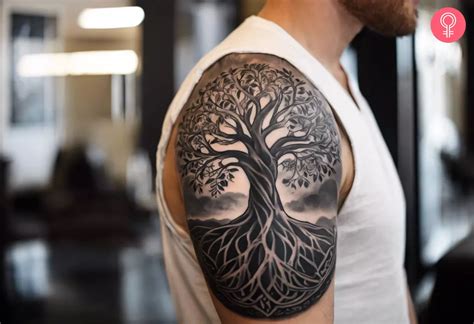 Tree Of Life Tattoo Design Set