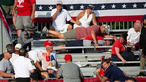 Trump Supporters At Pennsylvania Rally Take Cover From Gunfire That Trump Supporters At Pennsylvania Rally Take Cover From Gunfire That