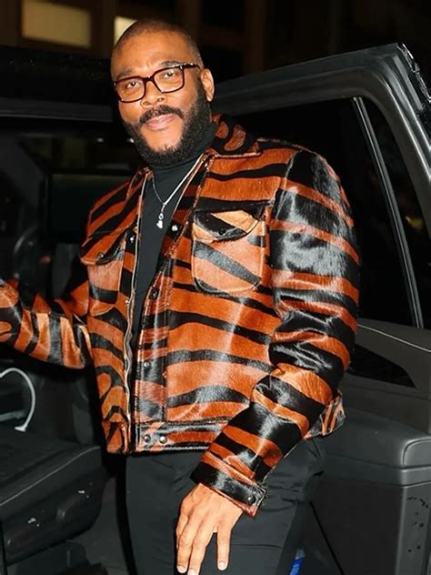 Tyler Perry The Six Triple Eigh Movie Event Brown Leather Jacket Tyler Perry The Six Triple Eigh Movie Event Brown Leather Jacket