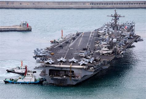 U S Navy Deploys Uss Carl Vinson Aircraft Carrier To South China Sea Upi Com