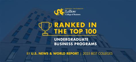 U S News Amp World Report Ranks Lebow S Undergraduate Business Program U S News Amp World Report Ranks Lebow S Undergraduate Business Program