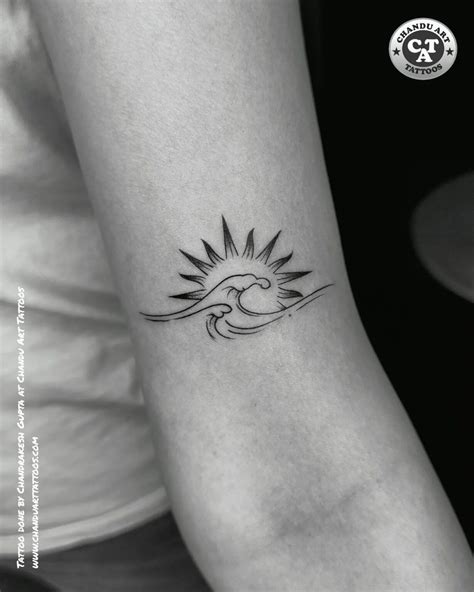 Ultimate 70 Best Wave And Sun Tattoo Ideas April 2025