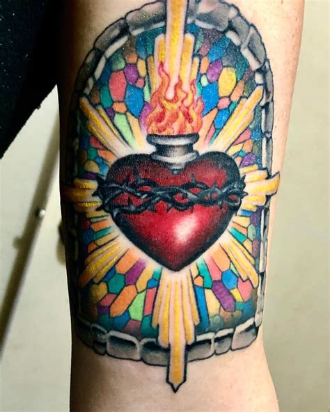Updated 44 Sacred Heart Tattoo Designs August 2020