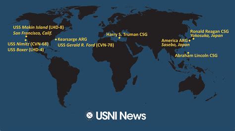 Us Aircraft Carrier Locations Your Ultimate Guide