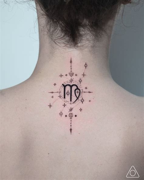 Virgo Glyph Zodiac Constellation Tattoo Design Virgo Glyph Zodiac Constellation Tattoo Design