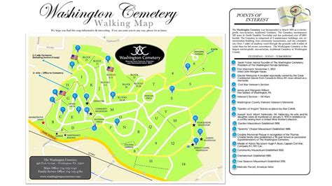 Walking Maps Washington Cemetery