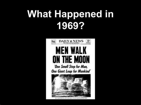 What Happened In 1969 Ppt What Happened In 1969 Ppt