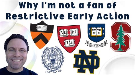 Why I M Not A Fan Of Restrictive Early Action Rea Youtube