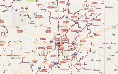 Zip Codes In Fort Wayne