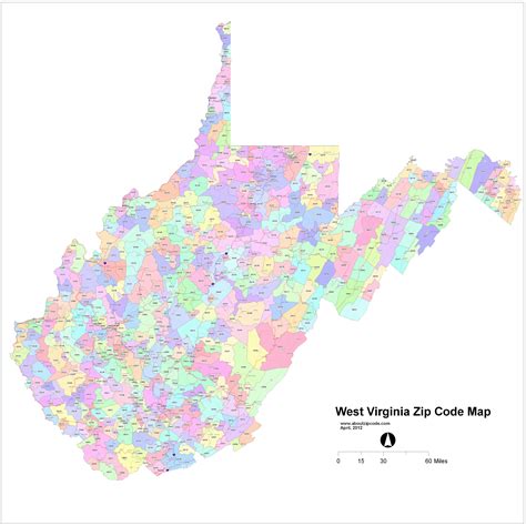Zip Codes List For West Virgina West Virgina Zip Code Map